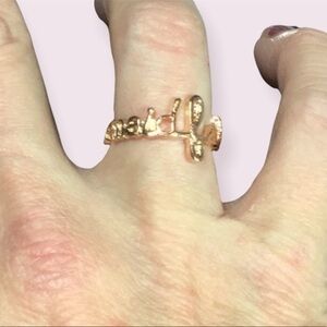 Future Mermaid cut out rose gold ring 7‎